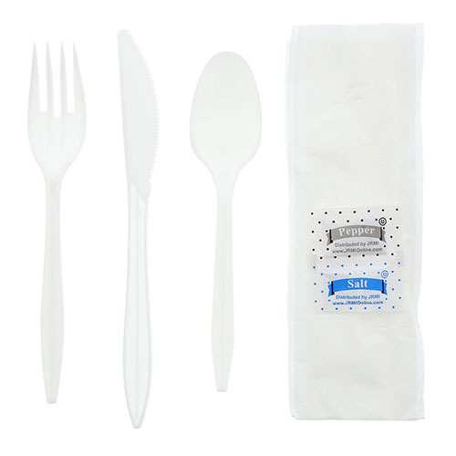 AmerCareRoyal® Disposable Wrapped Mediumweight Cutlery Kit