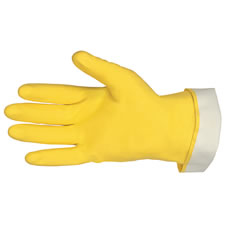 MCR Safety Flock Lined Latex Rubber Gloves