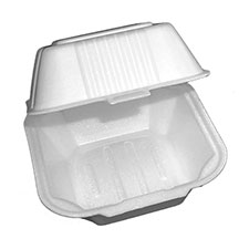 Pactiv Evergreen Foam Hinged Sandwich Container
