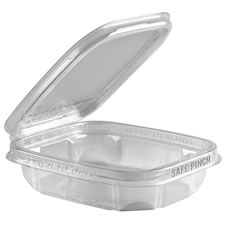 Anchor Packaging Safe Pinch® Hinged Food Container