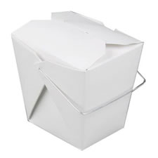 Fold-Pak Eastern Style Wire Handle Food Pail