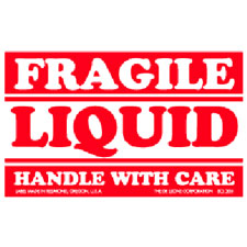 Pressure Sensitive "Fragile" Label