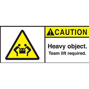 Caution/Team Lift Label