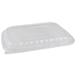 Pactiv Evergreen EarthChoice® Entrée2Go™ Rectangle Vented Dome Lid