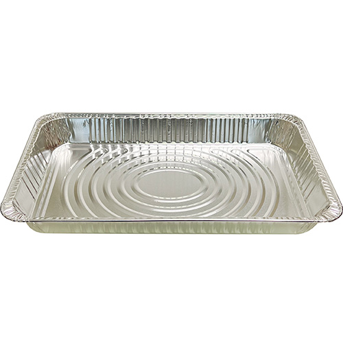 Full Size Medium Aluminum Pan with Aluminum Lid - Disposable Trays for  Steam Tab