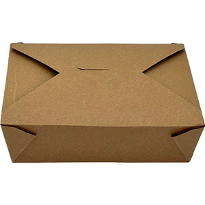 96 oz White Folded Take out Paper Box, Disposable Paper Togo Containers #4