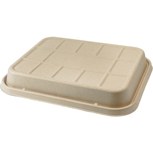 World Centric Half Size Fiber Catering Pan Lid