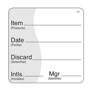 DayMark ToughMark™ Reusable Food Rotation Labels