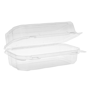 Pactiv Evergreen Recycled Hinged Hoagie Container