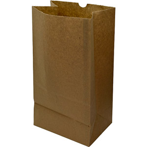 Victoria Bay 20# Shorty Paper Grocery Bag