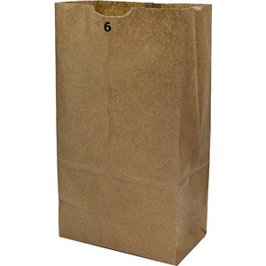 Victoria Bay 6# Paper Grocery Bag