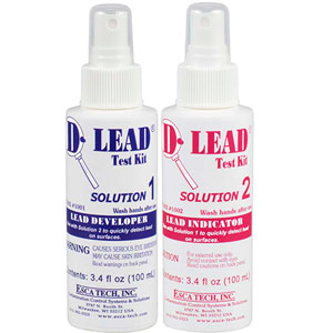 D-Lead® Metallurgical Lead Dust Test Kit Solution 1 and 2