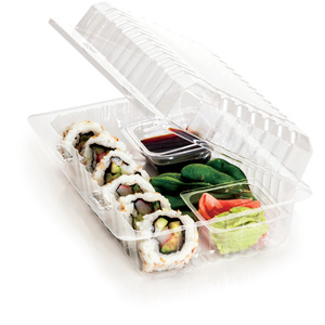 WNA Atrium™ Hinged Rectangular Food Container