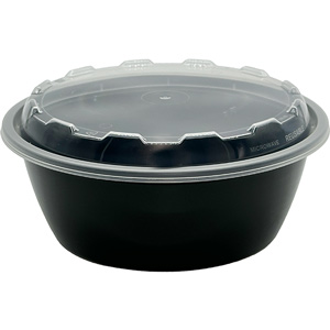 CuBE Packaging Round Takeout Container Combo