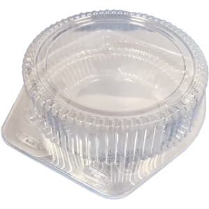 Hinged Pie Container with Dome Lid