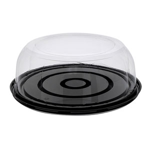 Pactiv Evergreen Round Cake Base with RoseDome™ Lid