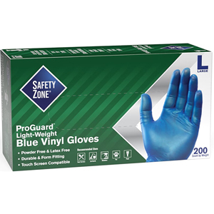 The Safety Zone Powder-Free Vinyl Gloves