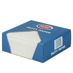 Dry Wax Patty Paper