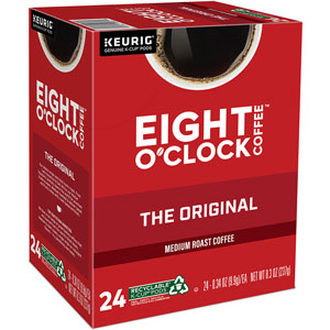 Eight O'Clock K-Cup Original Coffee Medium Roast