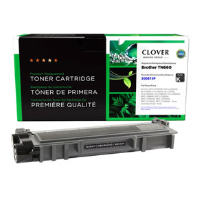 Clover Imaging TN660 Remanufactured Black Toner Cartridge