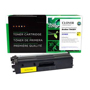 Clover Imaging TN436Y Remanufactured Yellow Toner Cartridge
