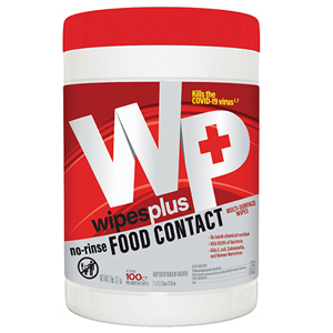 WipesPlus Disinfectant Wipes (Alcohol Free) - 80 Count
