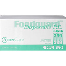 AmerCareRoyal® Foodguard 399 Series Disposable Polyethelene Glove