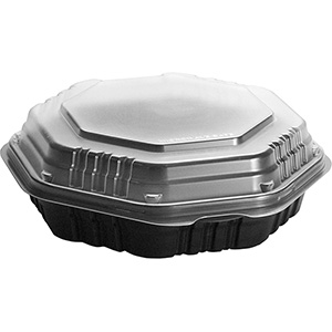 Solo Creative Carryouts OctaView Hinged Food Container