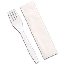 D&W Fine Pack Senate Wrapped Cutlery Kit