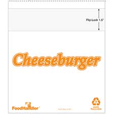 FoodHandler Saddle Pack "Cheeseburger" Sandwich Bag