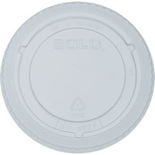 Solo Non-Vented Flat Cup Lid