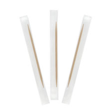 Rofson Natural Cello Wrapped Toothpicks