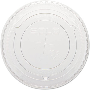 Solo Straw Slot Flat Cup Lid