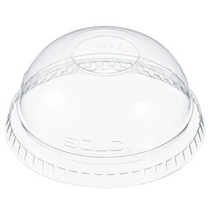 Dart Dome Cup Lid with Hole