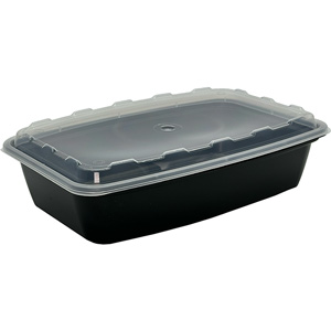 CuBE Packaging Rectangular Takeout Container Combo
