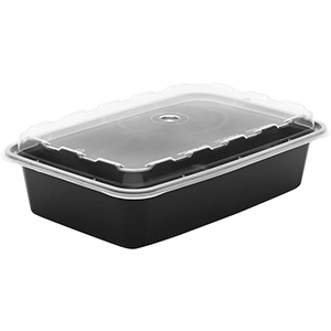 CuBE Packaging Rectangular Takeout Container Combo