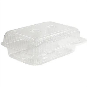 Hinged Muffin Container