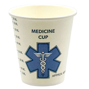 3 oz Empress Medicine Cup Paper Graduated