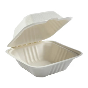 Compostable Hinged Food Container