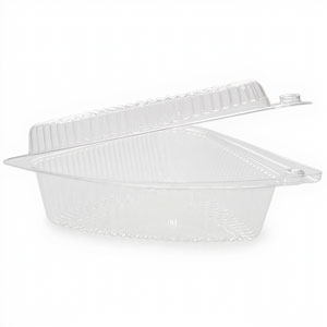 Hinged Pie Wedge Container