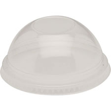 Fabri-Kal Kal-Clear Dome Cup Lid with Hole
