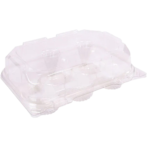 EasyPak RediServ SnaPak Clamshell Cupcake Container
