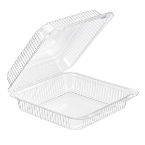 Inline Plastics Essentials SureLock Hinged Lid Clamshell Container