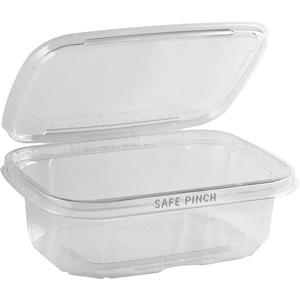 Anchor Packaging Safe Pinch® Hinged Food Container