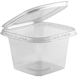 Anchor Packaging Safe Pinch® Hinged Food Container
