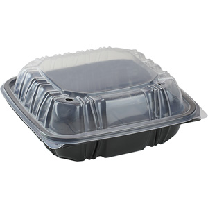 Pactiv Evergreen Vented Hinged Lid Container