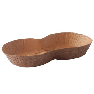 Dual Compartment Takeout Tray
