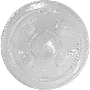 Victoria Bay Straw Slot Flat Cup Lid