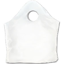 LK Packaging Take Out Bag With Wave Top Handle