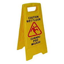 Better Brush Wet Floor Caution Sign